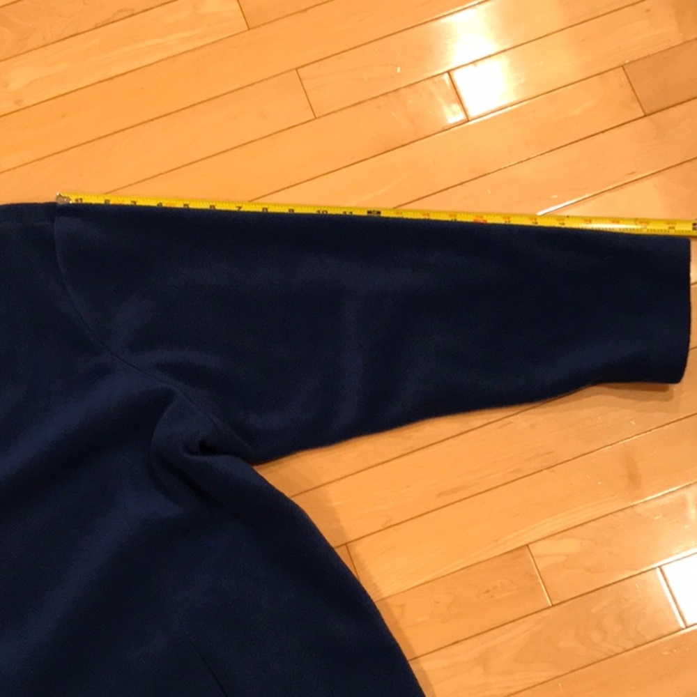 Preowned Women’s Bob Macke Wearable Art fleece coat w embroidery - blue - 2X - Picture 11 of 11